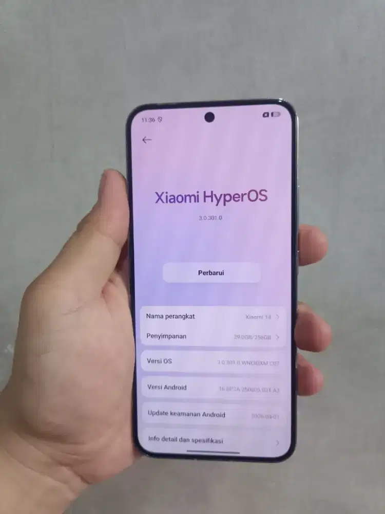 Xiaomi 14 12/256 White (garansi on 22 Januari 2027)