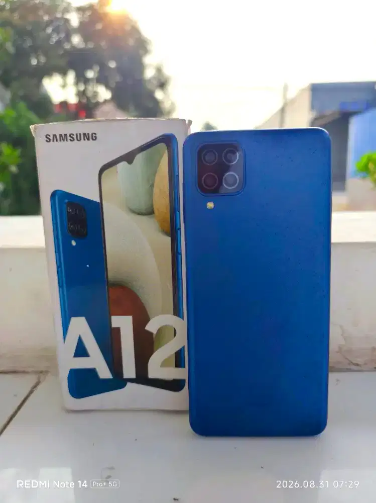 Samsung A12 6/128 fullset minus pemakaian kondisi semua normal