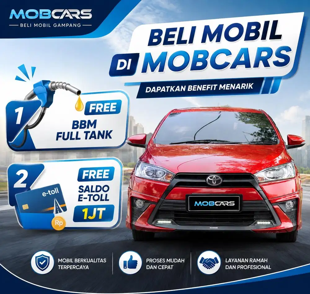 [FREE SALDO E-TOLL] YARIS S TRD AT 2017