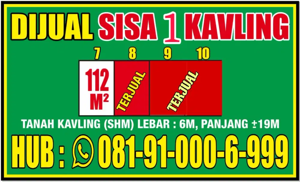 Tanah kavling Klaten Nglinggi tinggal unit terakhir
