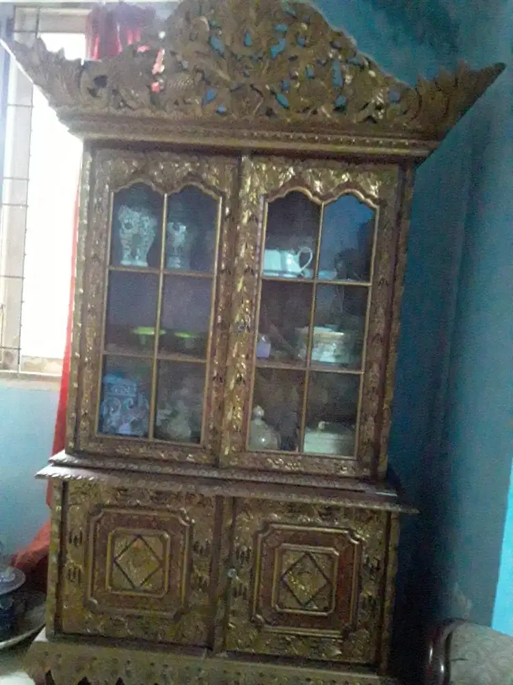 lemari hias palembang 2 pintu