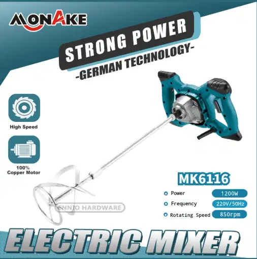 MONAKE Mesin Pengaduk Cat / Electric Mixer / Paint Mixer MK6116