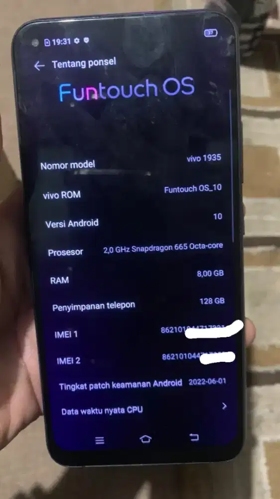 Vivo y50 8/128 batang