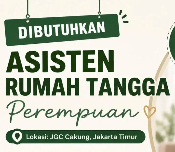 DICARI ART PEREMPUAN PP