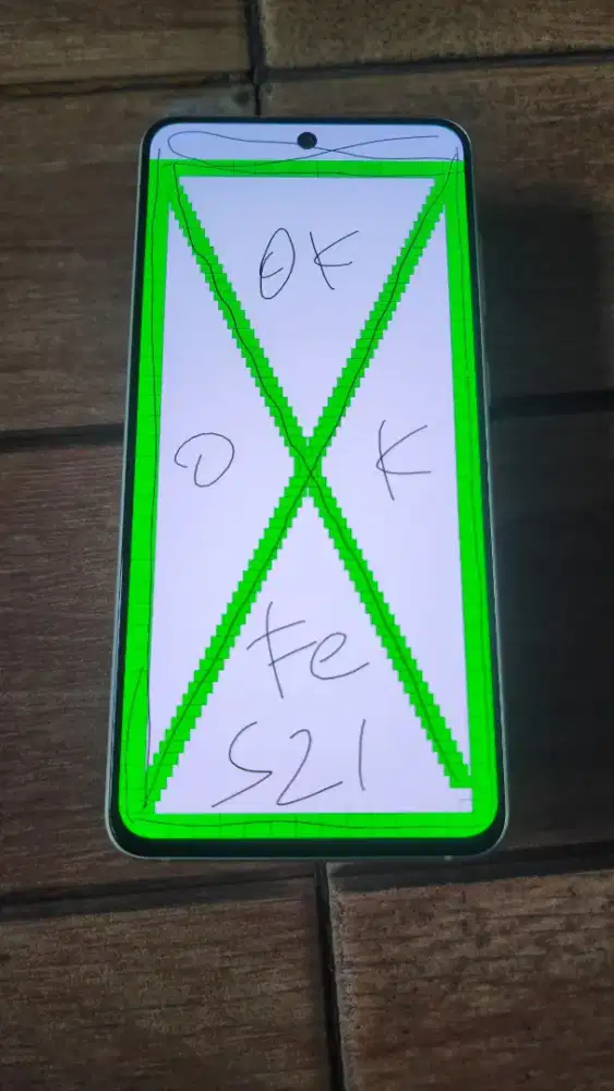LCD samsung S21 Fe original coporan normal