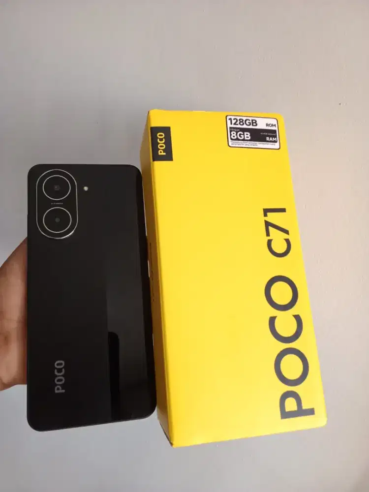Poco c71 4+4/128 masih mulus nego
