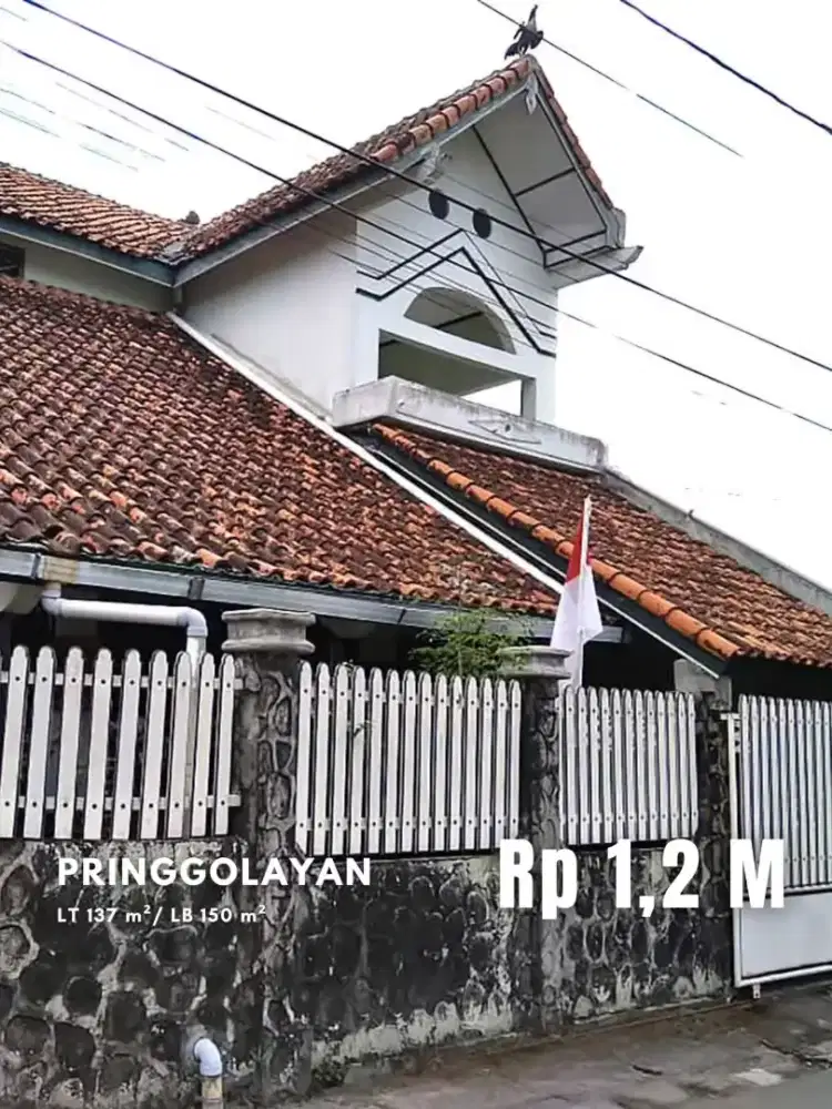 Dijual Rumah Strategis Hanya 150 meter dari Jalan Gedongkuning