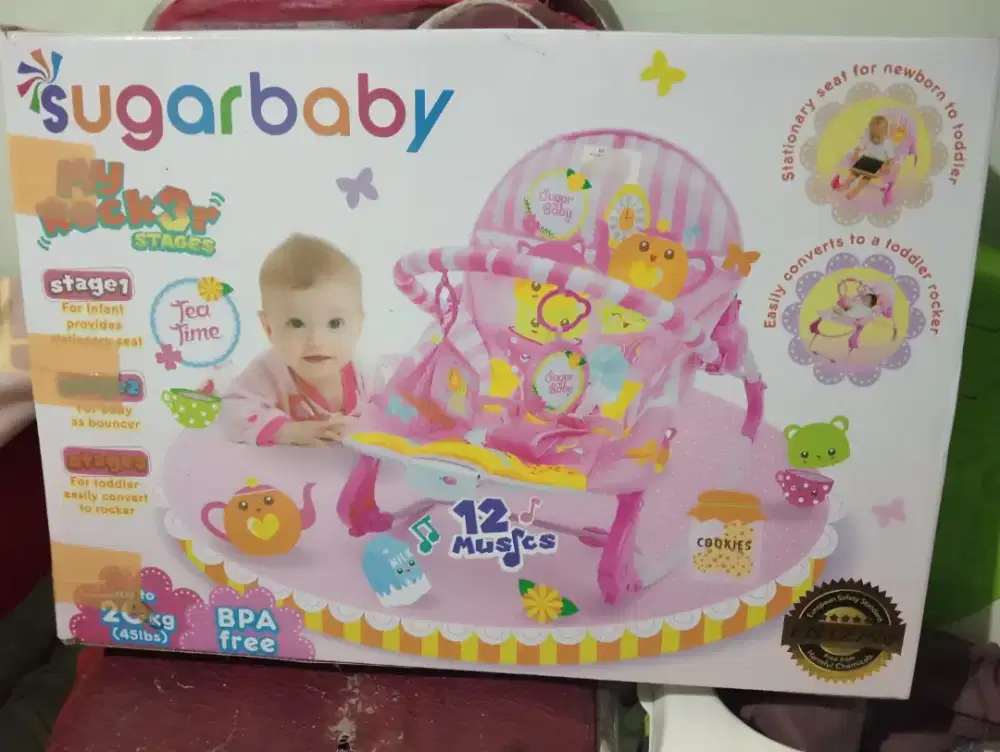 Bouncer sugarbaby like new. Hanya bbrp kali pakai saja
