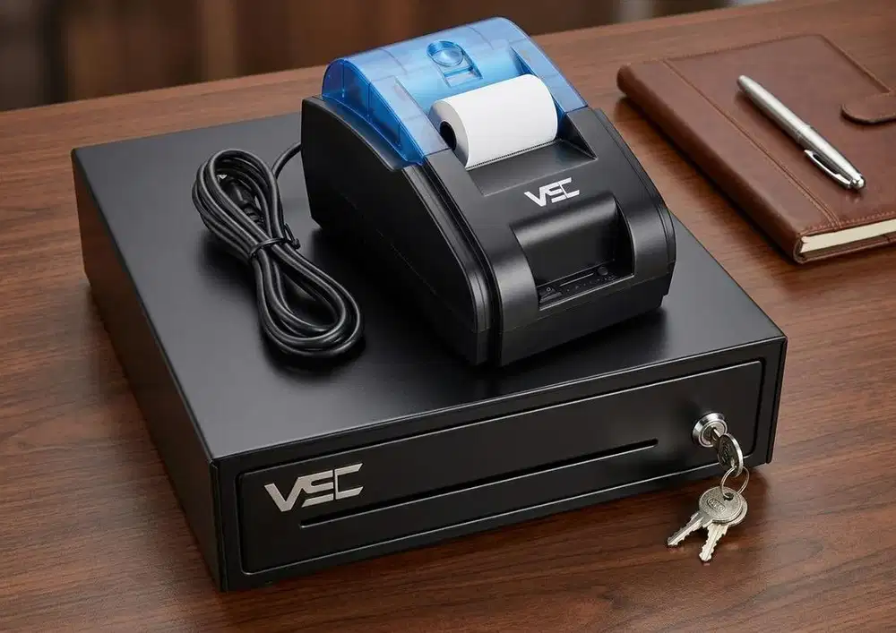 Drawer Tempat uang dan Printer VSC - Preloved