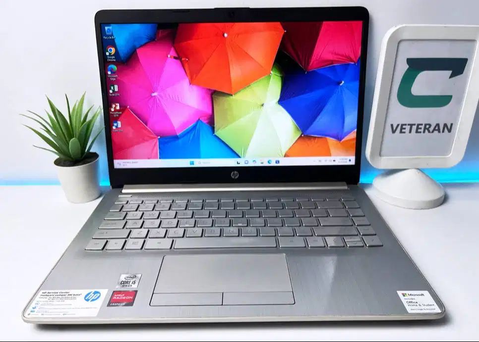 Laptop HP 14s core i5 gen 10 dual VGA Ram 8gb Ssd 512gb Game Render 3D