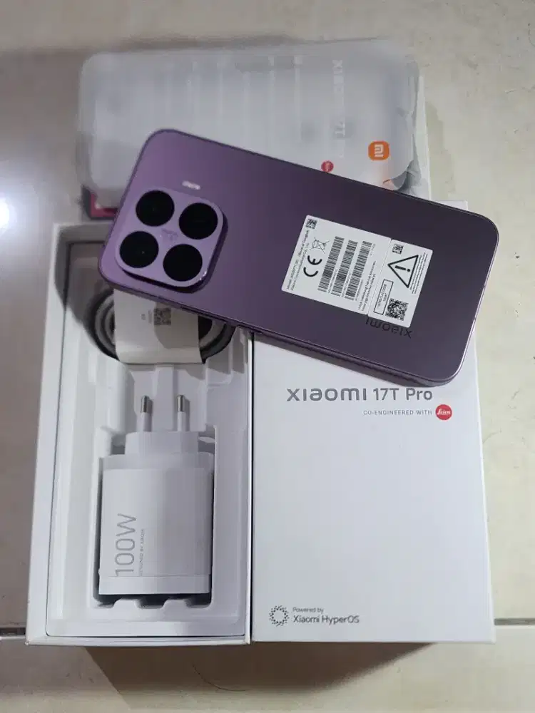 Xiaomi 17T Pro 5G 12/512Gb, warna Violet,  99,9% Sempurna (BH: 100%)