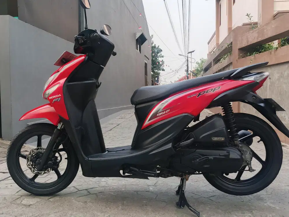 Honda beat pop fi esp 2015 stater halus mulus terawat