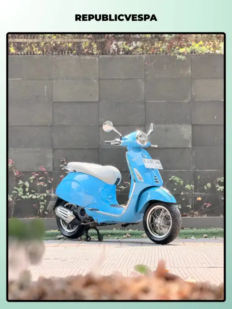 JUAL VESPA PRIMAVERA ANNIVERSARY 50TH 150 IGET ABS LED THN 2018 RARE!