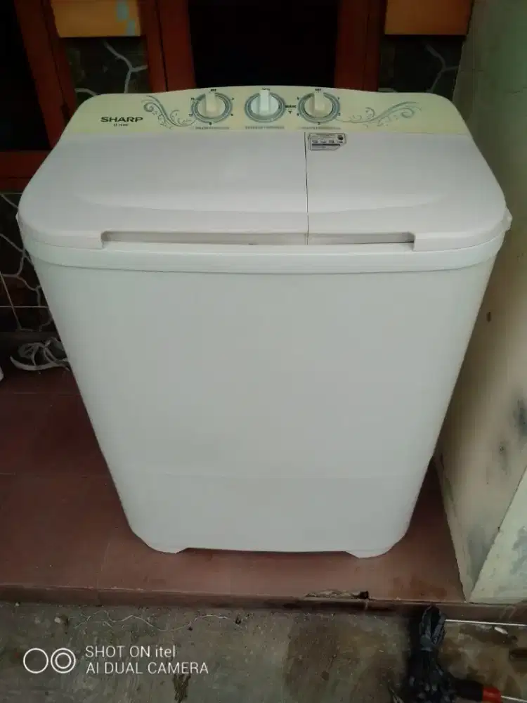 Jual mesin cuci merek Sharp normal semua siap pakai pemakaian pribadi