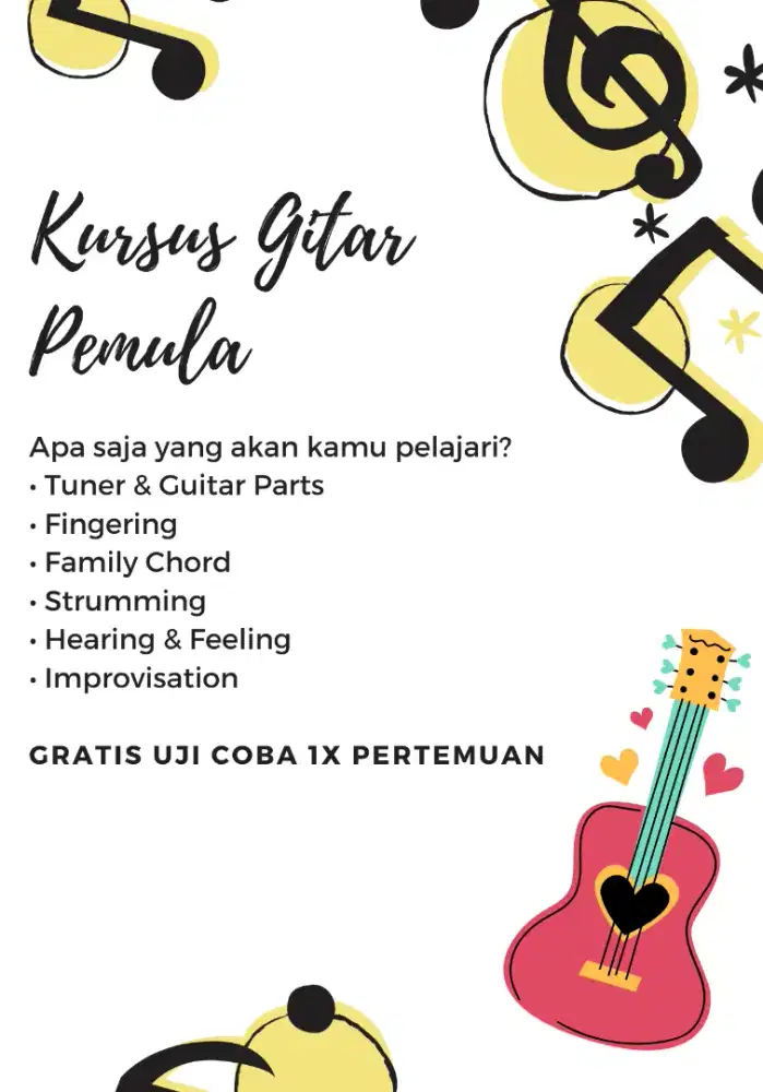 Kursus/Les Gitar Pemula