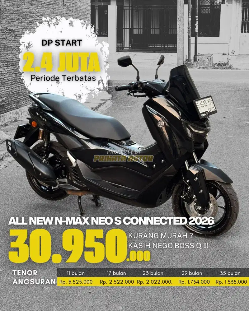 CREDIT DP MULAI 2,4 JUTAA YAMAHA ALL NEW N-MAX NEO S CONNECTED 2026