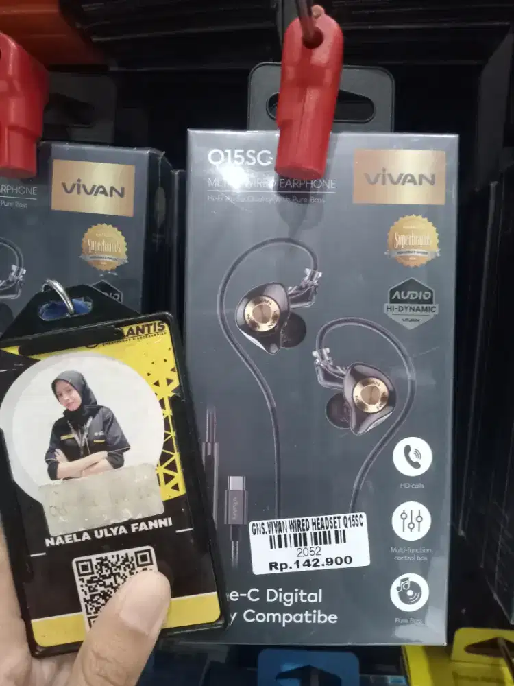 VIVAN WIRED HEADSET Q15SC| ATLANTIS DAHSYAT