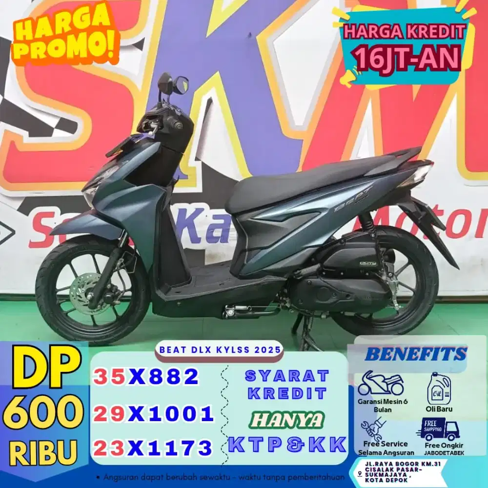 Kredit dp 600rb proses 1hari beat deluxe 2025 keyles