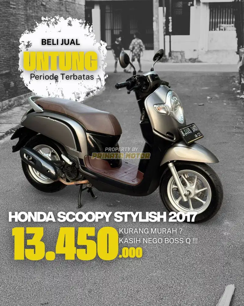 HONDA SCOOPY STYLISH 2017