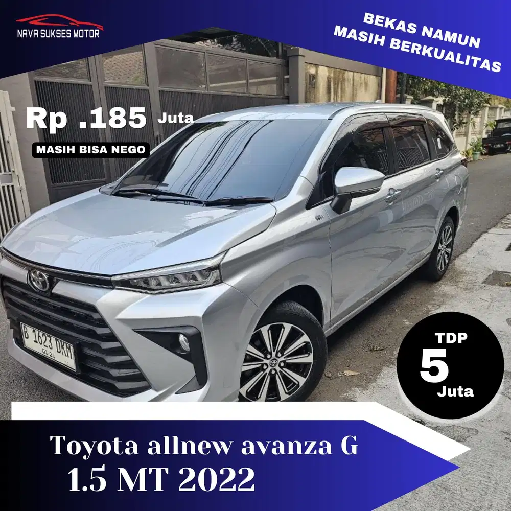 TDP 5 JUTA * AVANZA G MT 2022 *