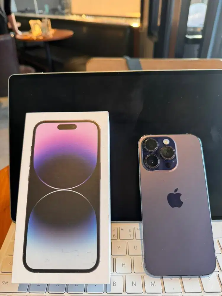 IPHONE 14 PRO 256GB IBOX BH74 MULUS NO MINUS