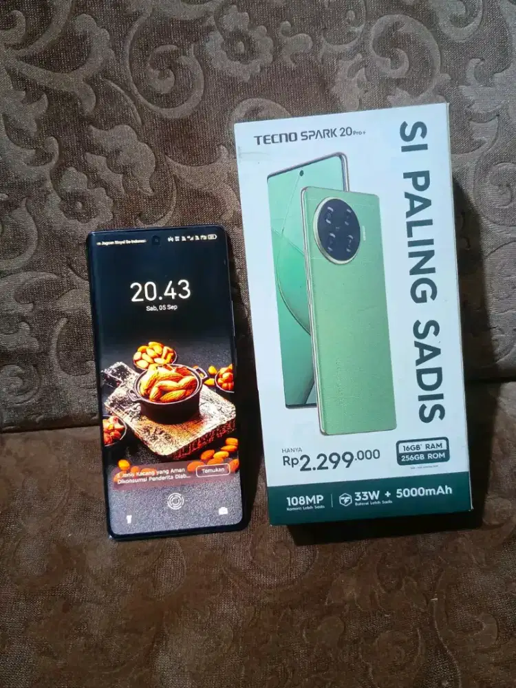 Hp techno spark 20 pro plus kumplit..