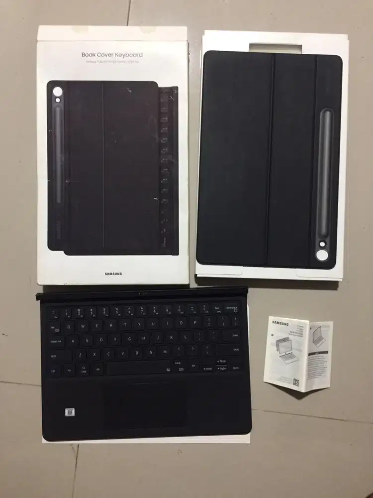book cover keyboard samsung tab9 ori fullset