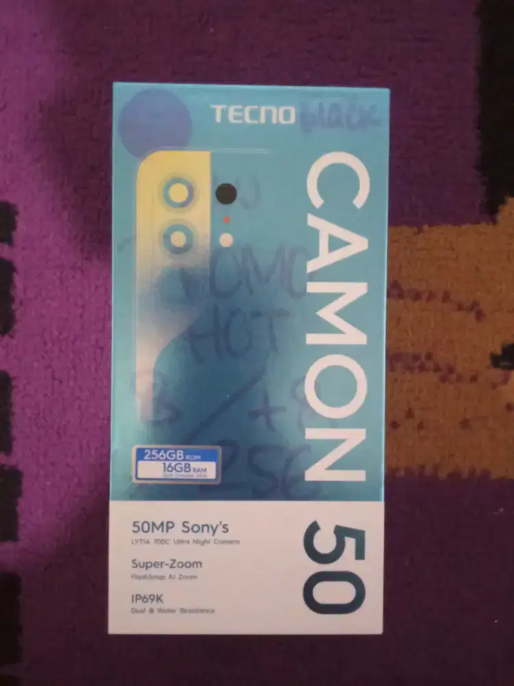 Dijual!! Hp Tecno Camon 50 8/256