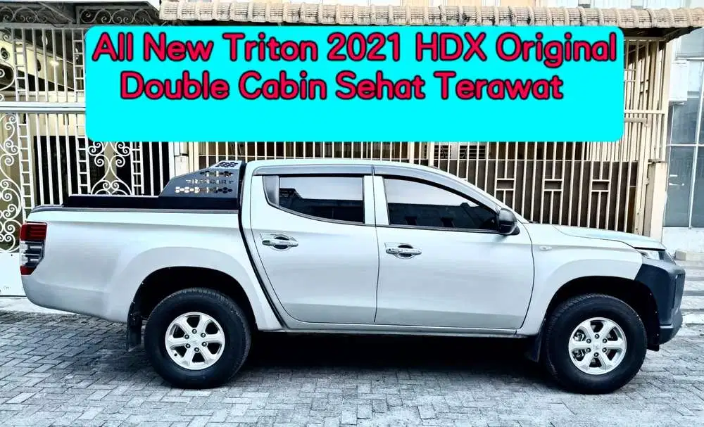 Mitsubishi Triton New HDX Turbo 2021 (4x4) Double Cabin Original Sehat