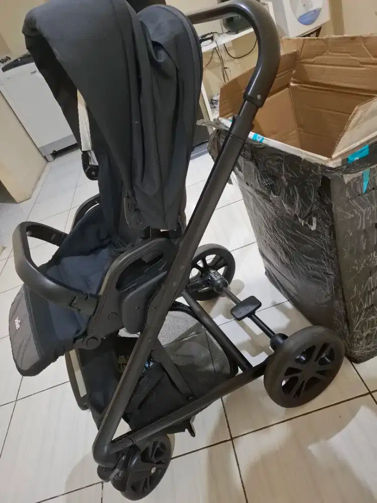 BU.STROLLER JOIE LITETRAX SECOND LIKE NEW(fullset,box)