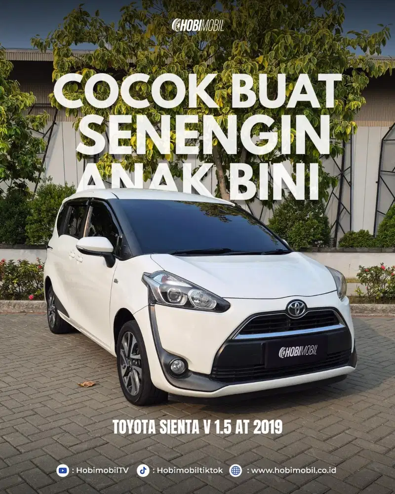 Toyota Sienta V 1.5 AT Thn 2019