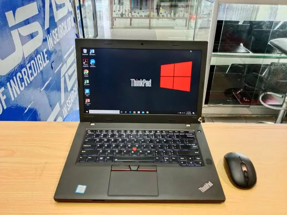 DIJUAL LAPTOP TANGGUH LENOVO THINKPAD T470 CORE i5 RAM 8GB SSD 240GB