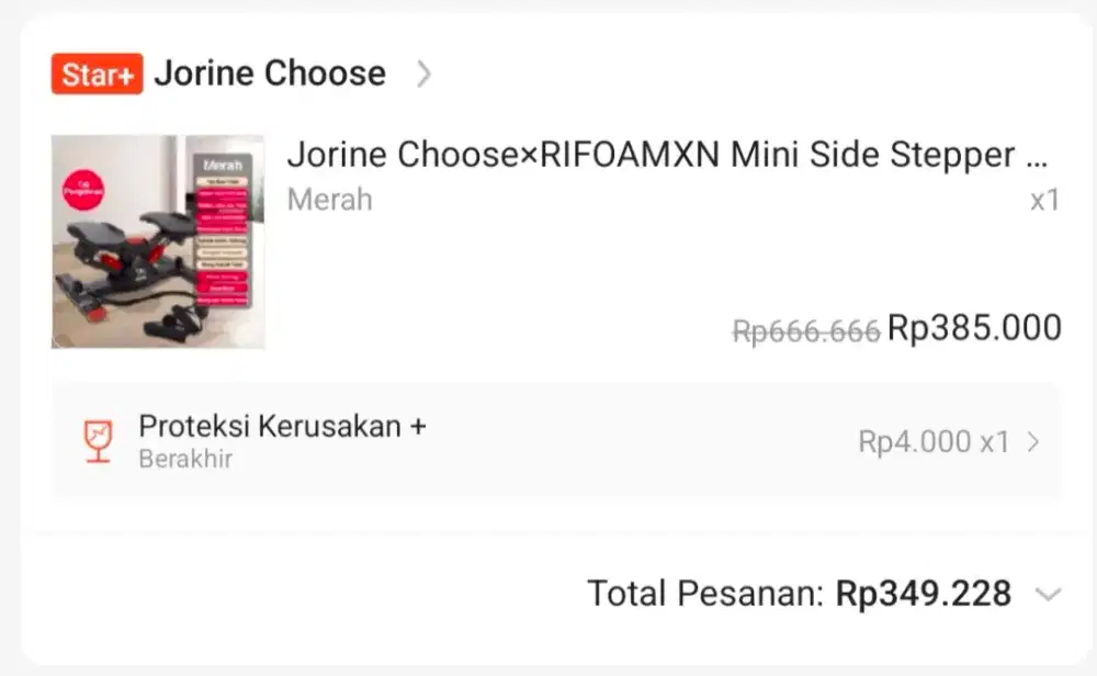 Di jual karna jarang di pake
