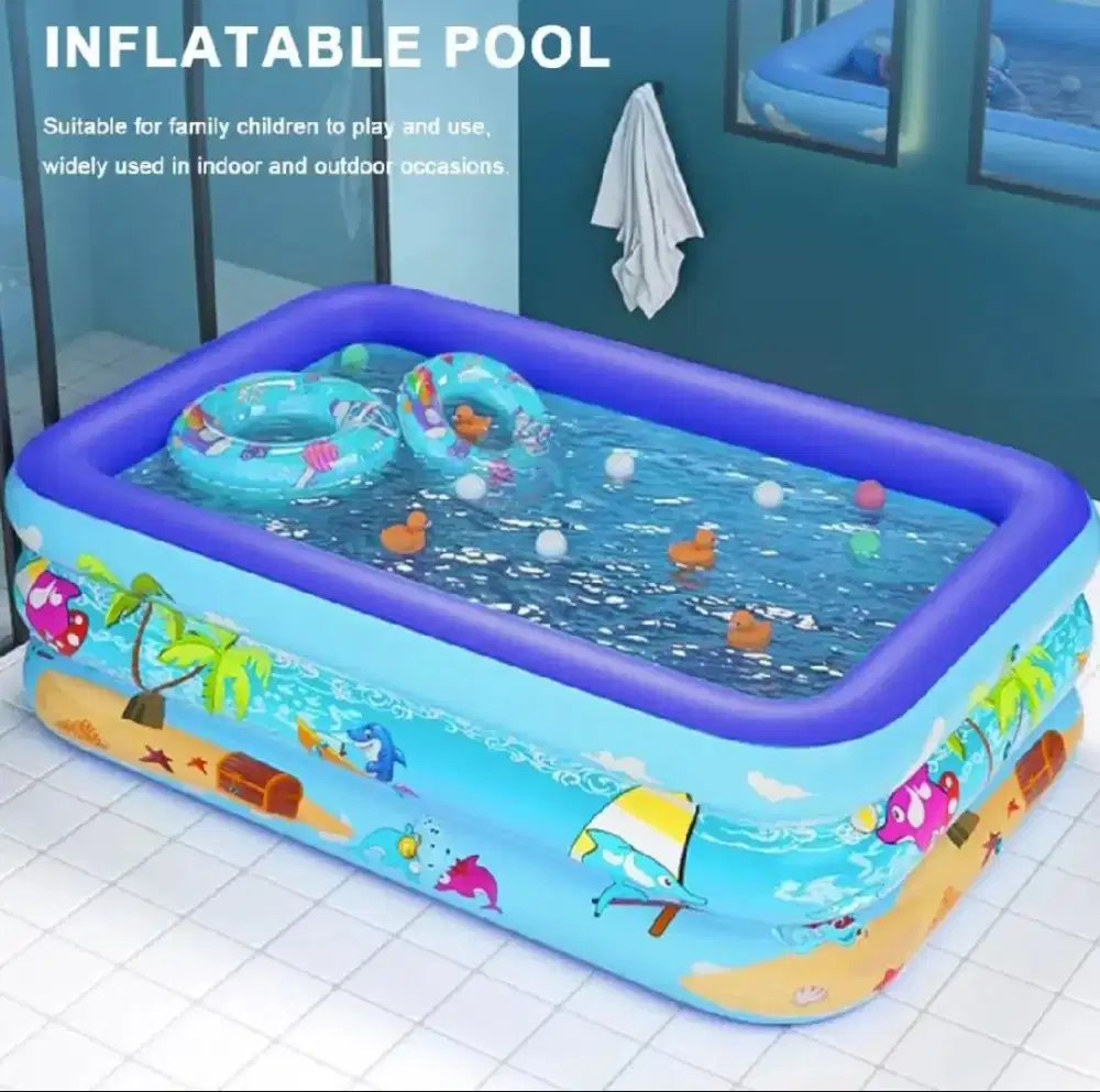 Inflatable swimming pool