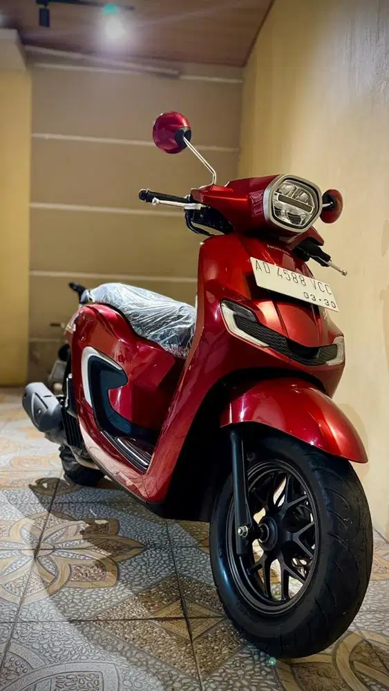 HONDA STYLO GLAMOR RED PLAT AD SIAP GAS