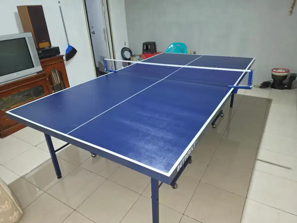 Meja pingpong set + robot bola