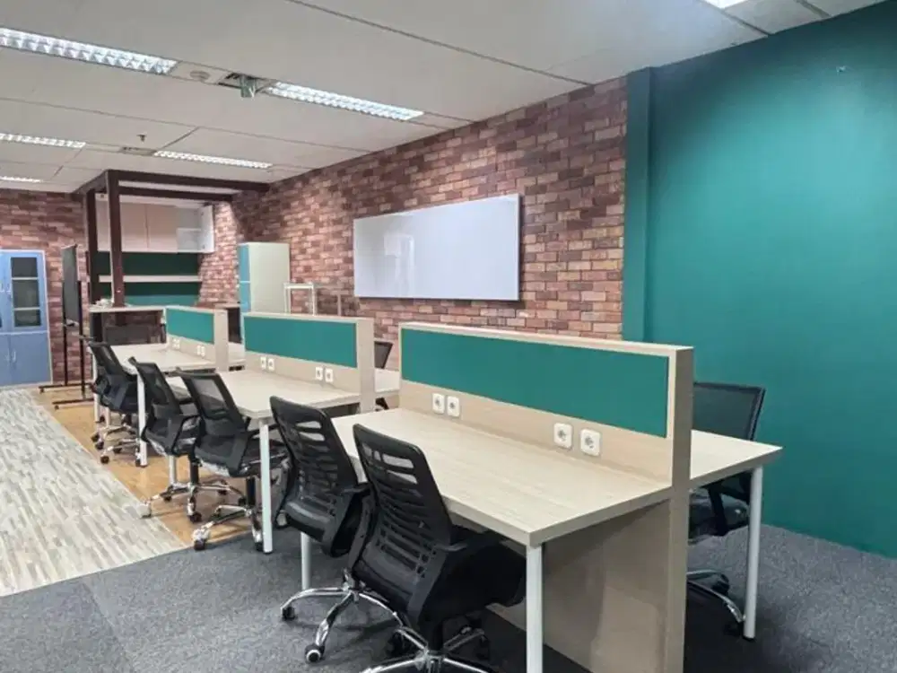 Sewa Kantor Minimalis 157 m2 di Gd. Wirausaha Kuningan, Siap Huni, Nego