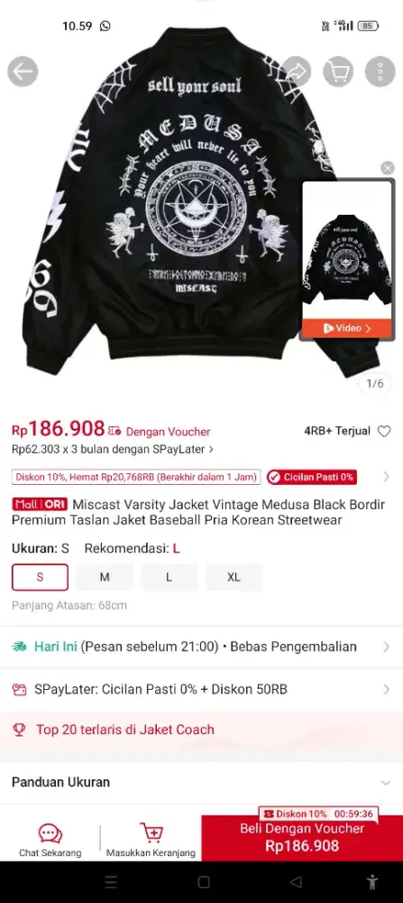 Dijual jaket Miscast