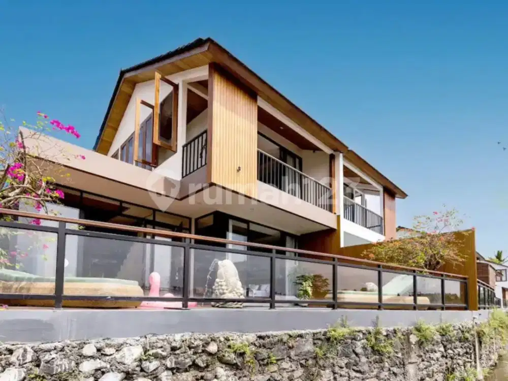 For Sale Villa Modern Tropical Rice Field View