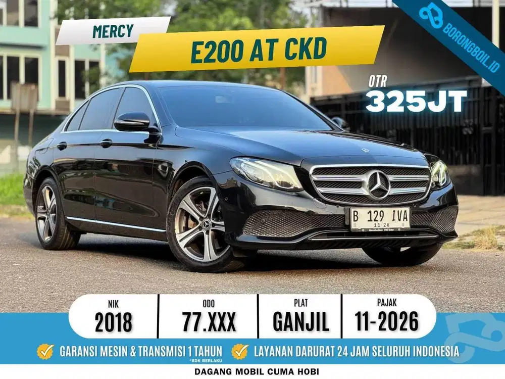 Mercy E200 AT CKD 2018 Hitam metalik