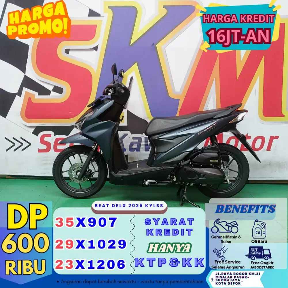 (kapan lagi DP 600 bisa punya MTR) beat dlx 2026 cash credt
