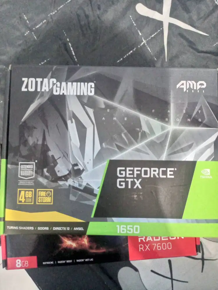 GTX 1650 ZOTAC amp core (dual fan) GDDR6