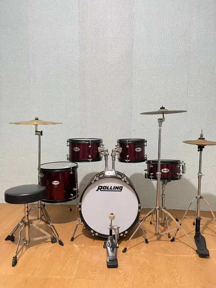 Drum set rolling junior lengkap