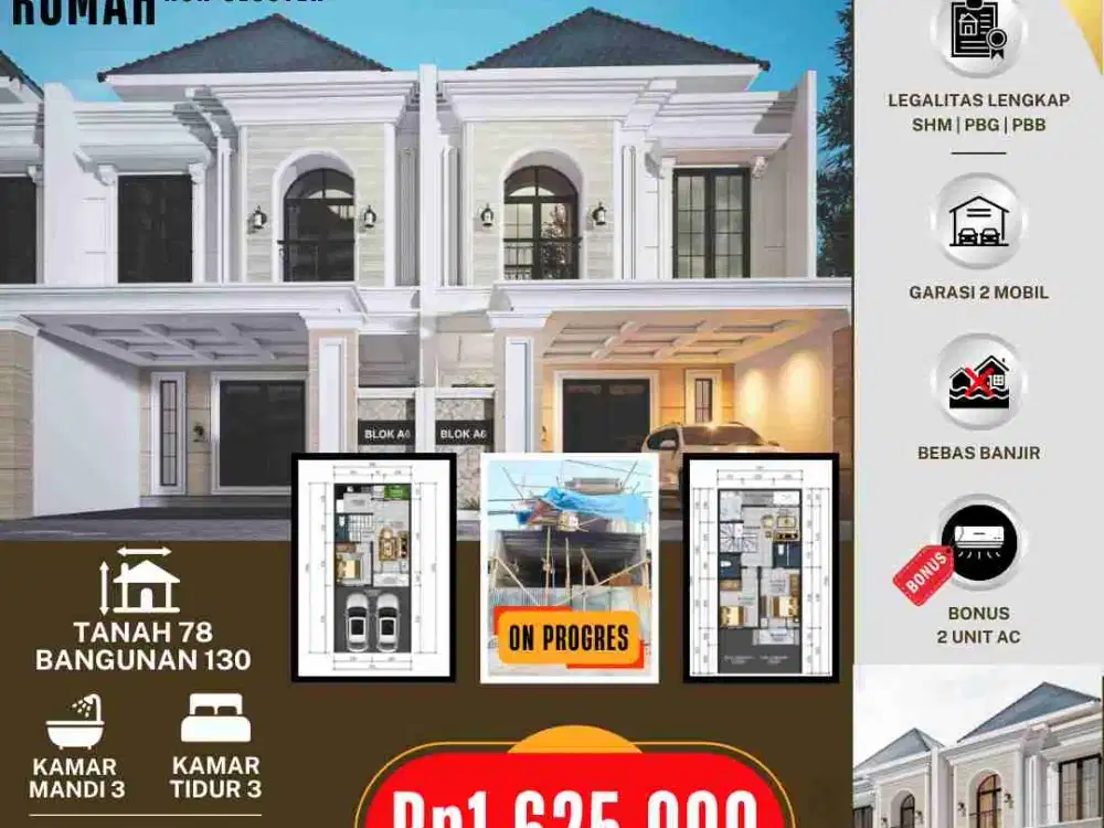 Dijual Rumah 2 Lantai Cilangkap Jakarta Timur