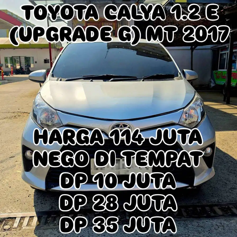 Toyota Calya 2017 Bensin DP 10 JUTA