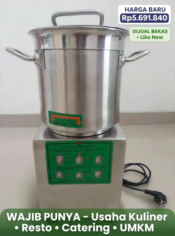 DIJUAL FOMAC Food Cutter FCT-QS3A 3 Ltr- LIKE NEW Pemakaian 3-5x Saja