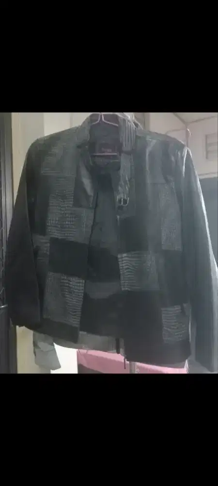 Jaket kulit asli antik size S