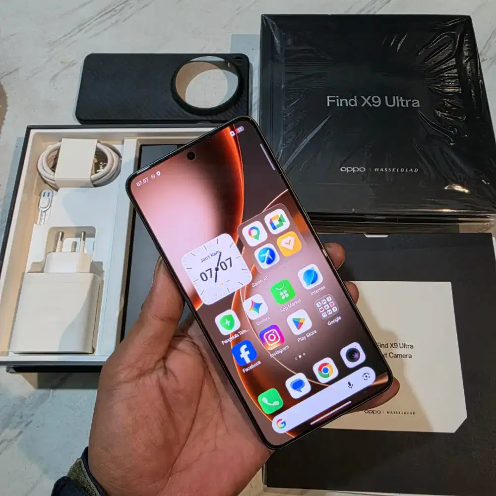 Oppo Find X9 Ultra 16/1Tb Like New Fullset Ori Garansi Aktif