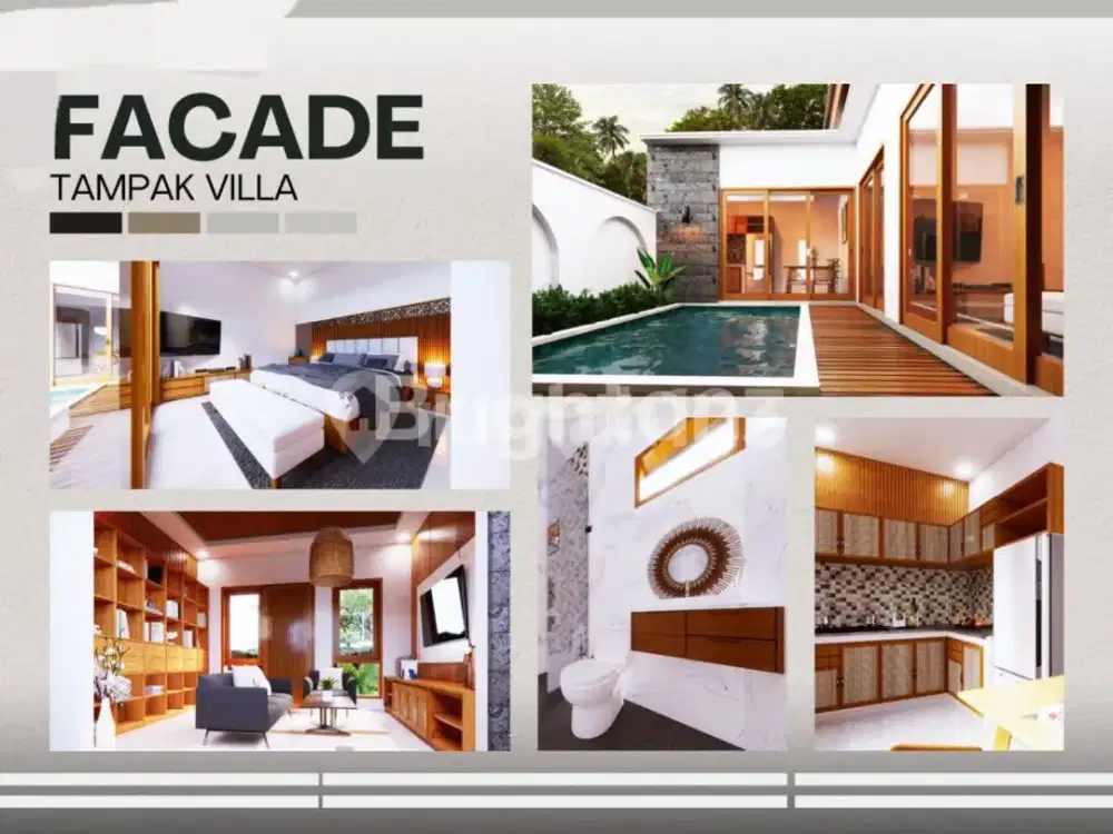 VILLA CANTIK MURAH 2 KAMAR TIDUR DI JL. DHARMAWANGSA KAMPIAL
