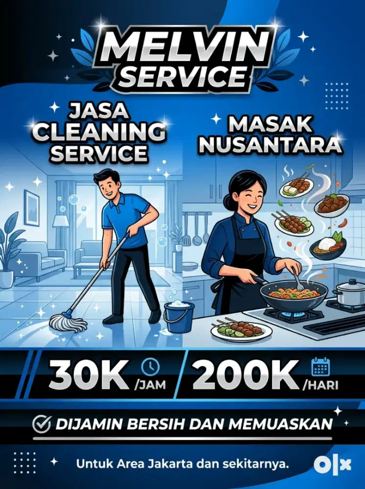 Melvin Service Jasa Cleaning dan masak